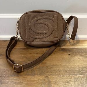 Brown Bebe cross body purse